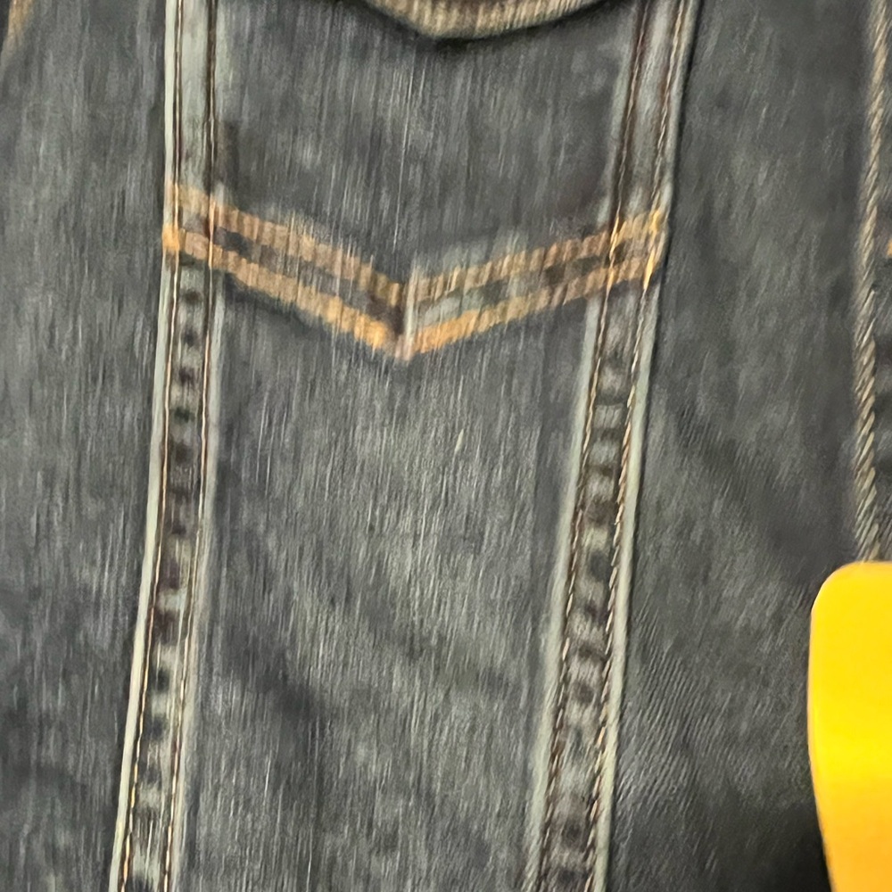 WELL WORN DK BLUE STRETCH COMFORT DENIM JACKET - Picture 7 of 9
